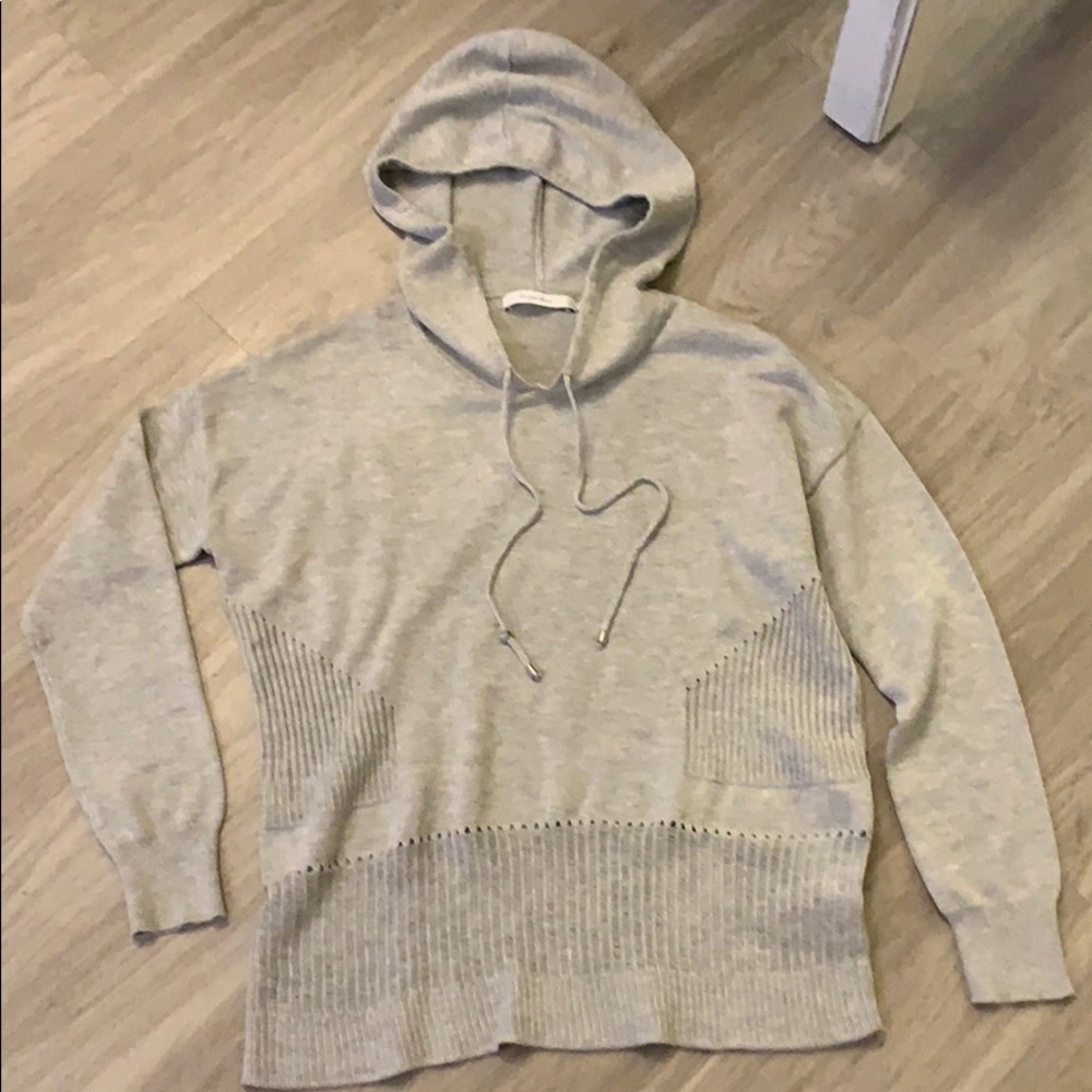 Gray lightweight hoodie
